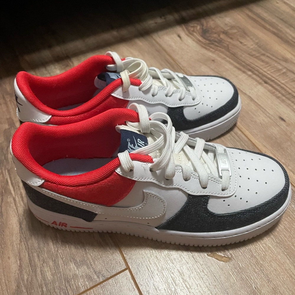 Nike Air Force 1 low USA denim - Picture 3 of 5